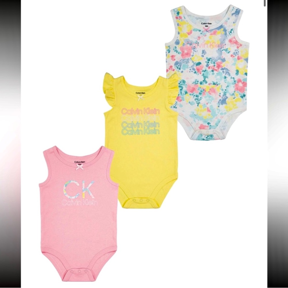 Baby Girls Signature Bodysuits
